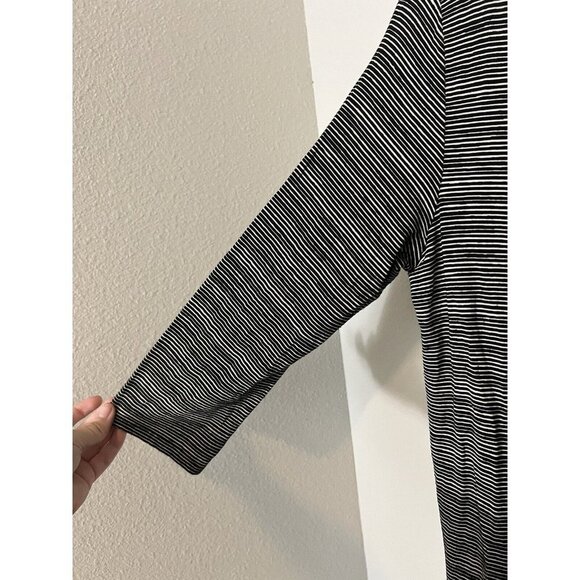 J. JILL Wherever Collection Striped Long Sleeve tunic Top Sz Small - Picture 3 of 13
